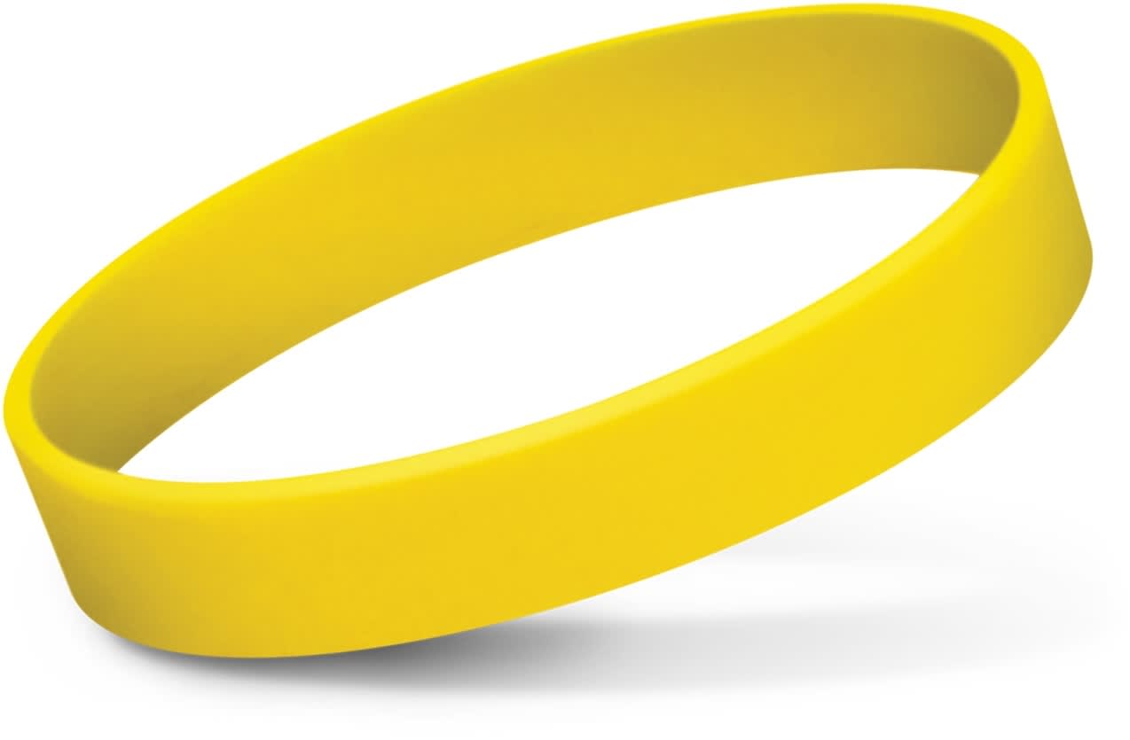 Yellow Silicone Wrist Bands