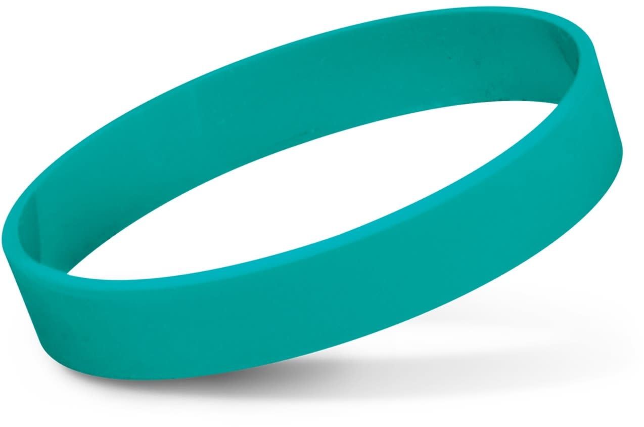 Teal Silicone Wrist Bands