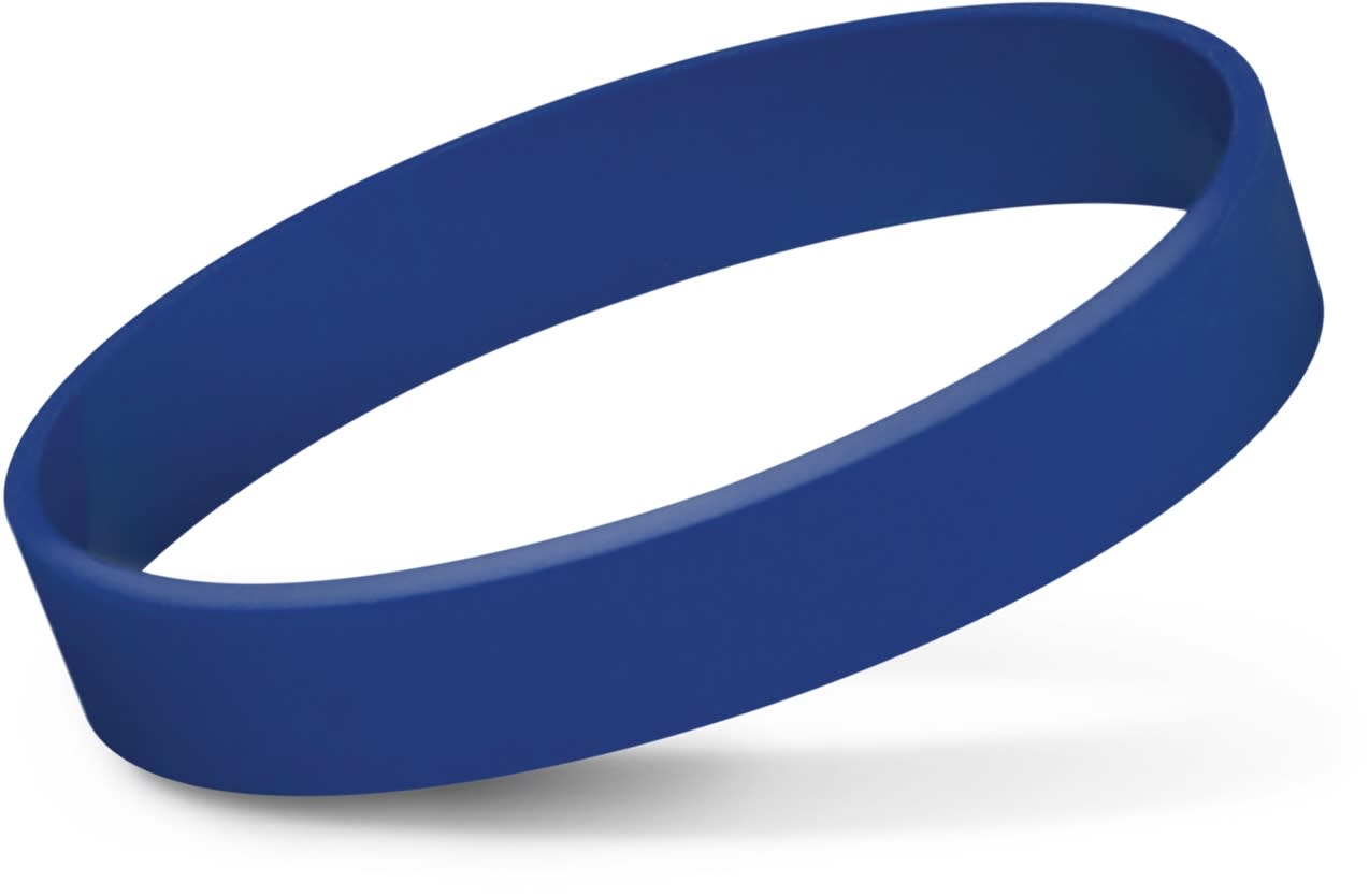 Dark Blue Silicone Wrist Bands