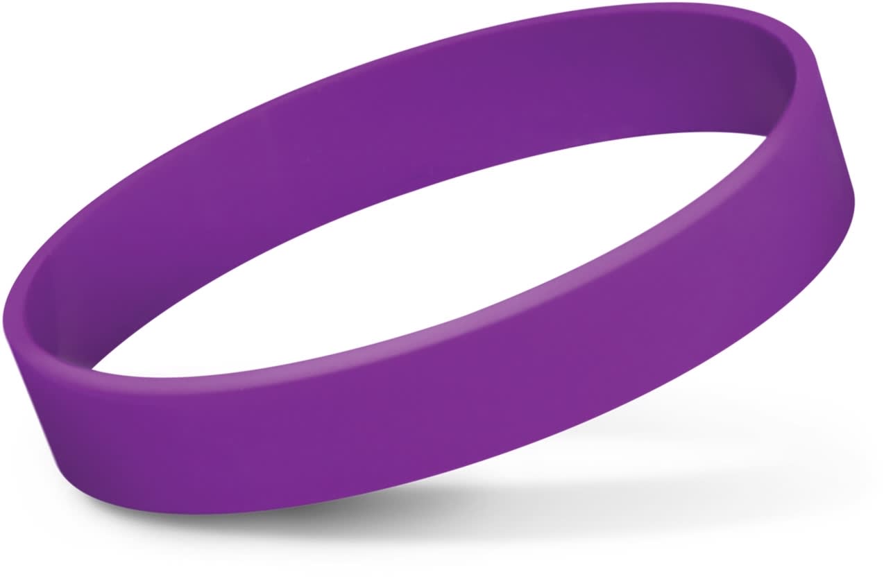 Purple Silicone Wrist Bands