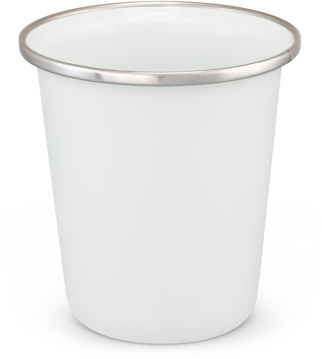 White/Silver Bendigo Enamel Tumbler