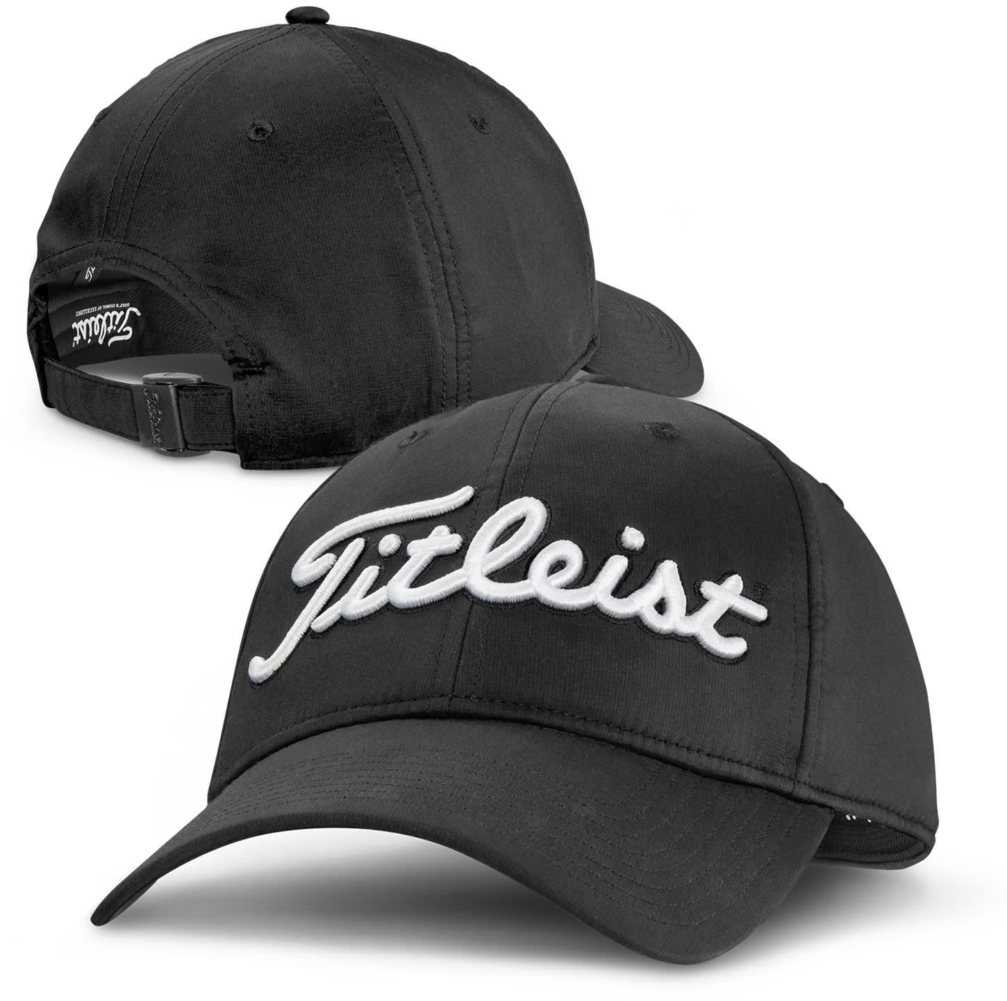 Black Titleist Tour Performance Cap