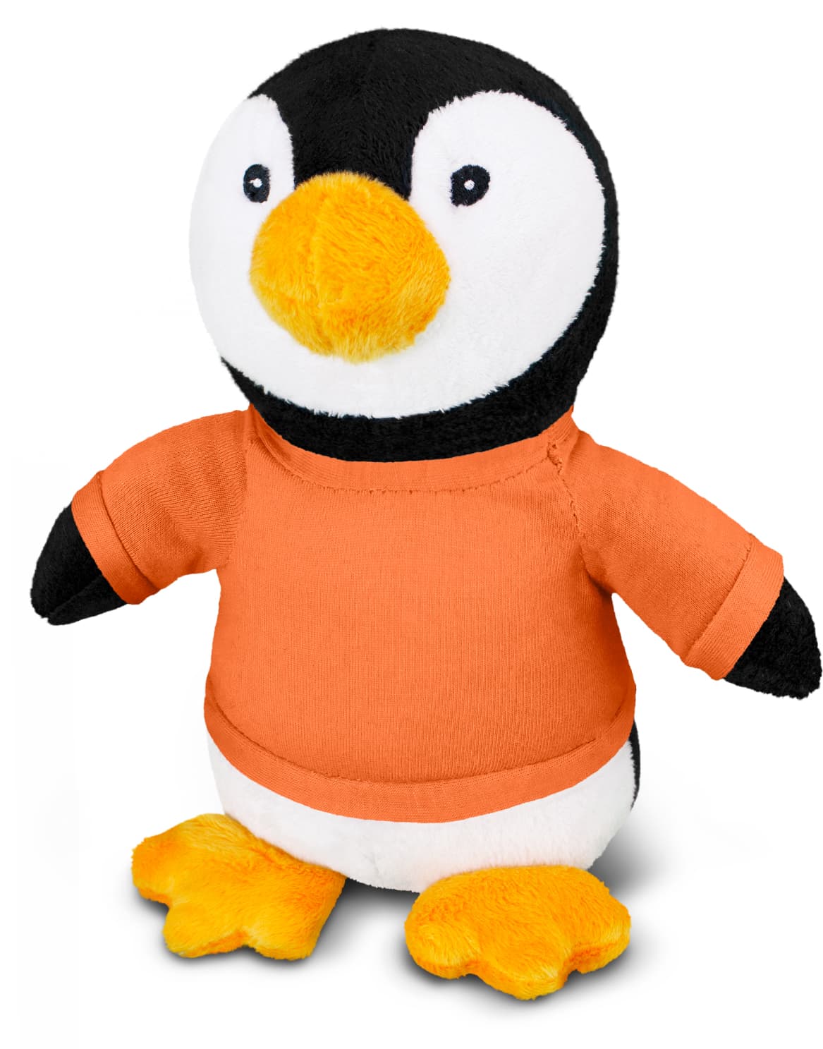 Orange Penguin Plush Toy