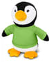 Bright Green Penguin Plush Toy