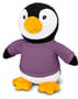 Purple Penguin Plush Toy