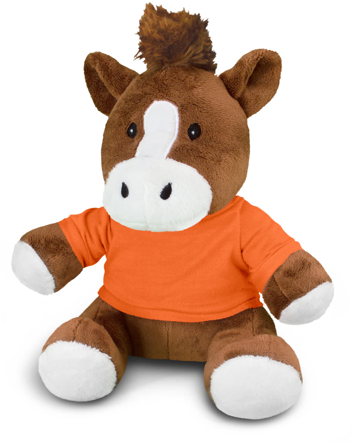 Orange Horse Plush Toy