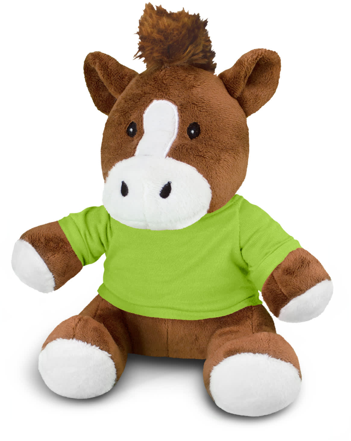 Bright Green Horse Plush Toy