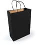 Black Express Paper Bag Large