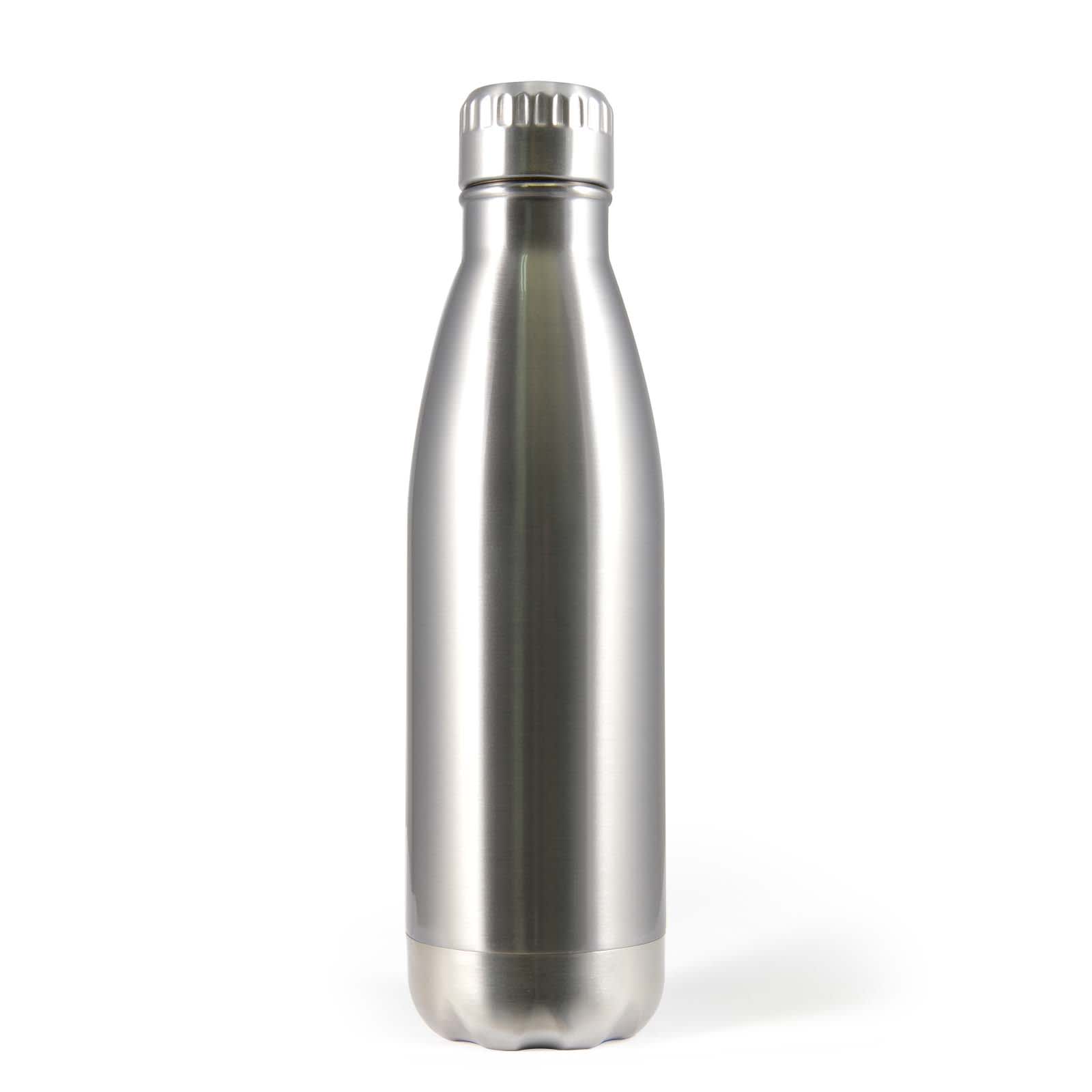 Silver Soda Stainless Steel Drink Bottle