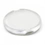 Frosted Clear Hand Soap Travel Case - Round