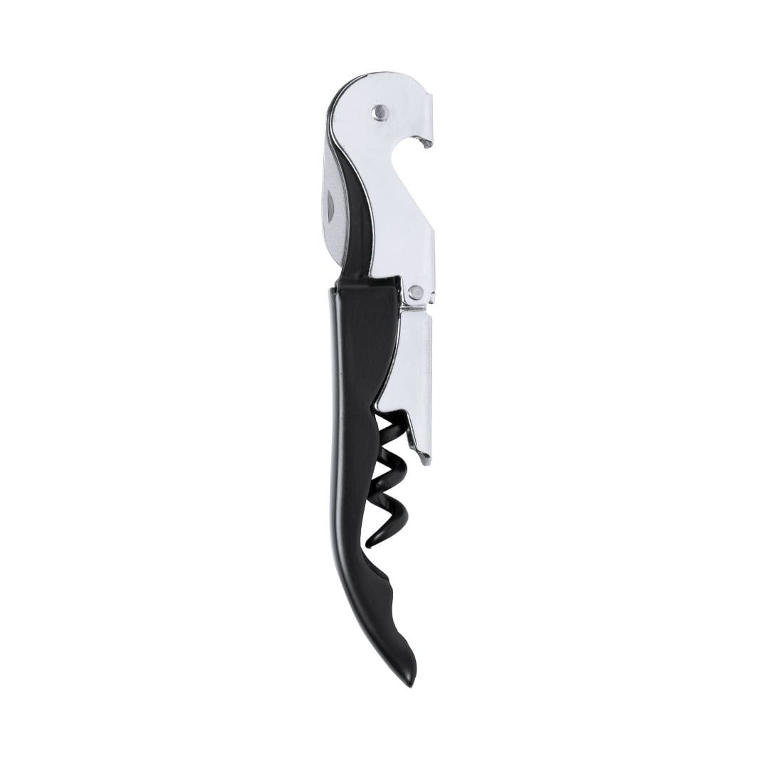 Silver/Black Corkscrew Wine Opener 