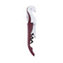 Silver/Burgundy Corkscrew Wine Opener 