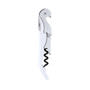 Silver/White Corkscrew Wine Opener 