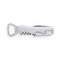 Silver/White Corkscrew Opener Joval