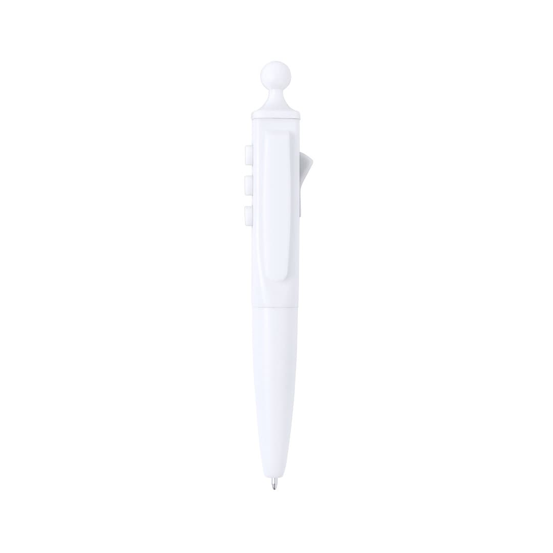 White Flip and Click Pen