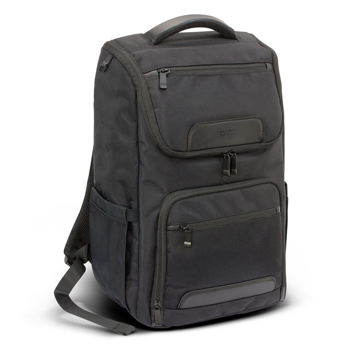 Black Swiss Peak Voyager Laptop Backpack