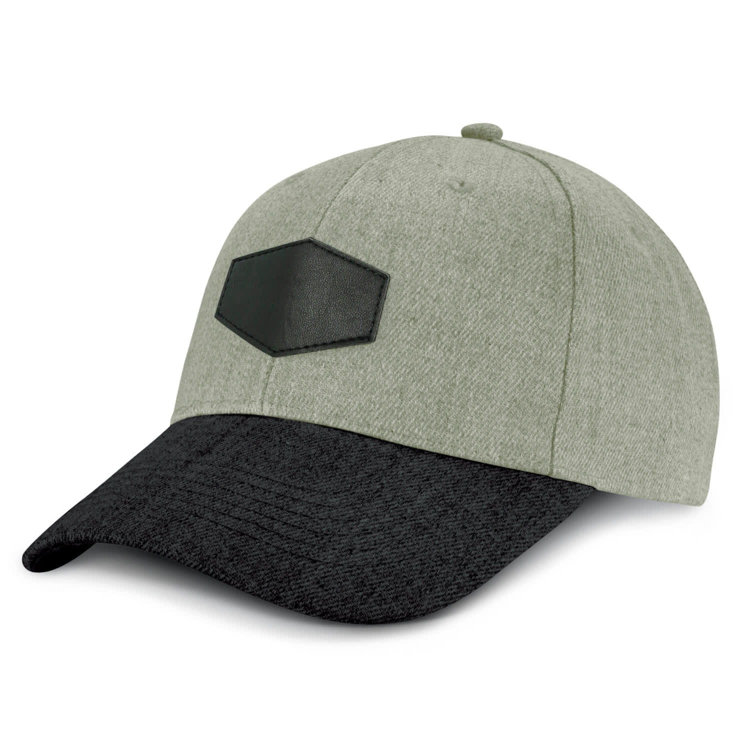 Light Grey/Black Raptor Cap with Patch