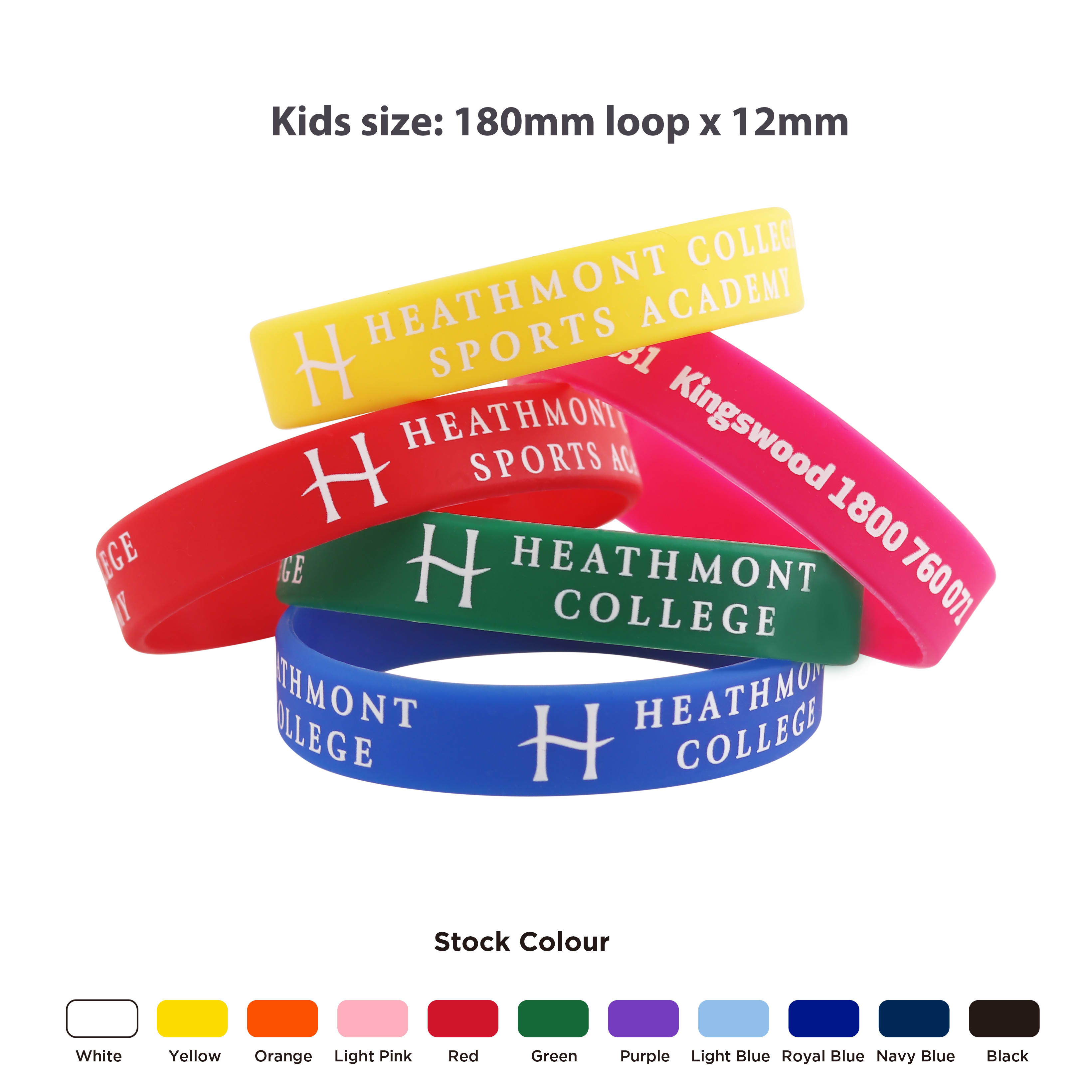 Printed Silicone Wristband