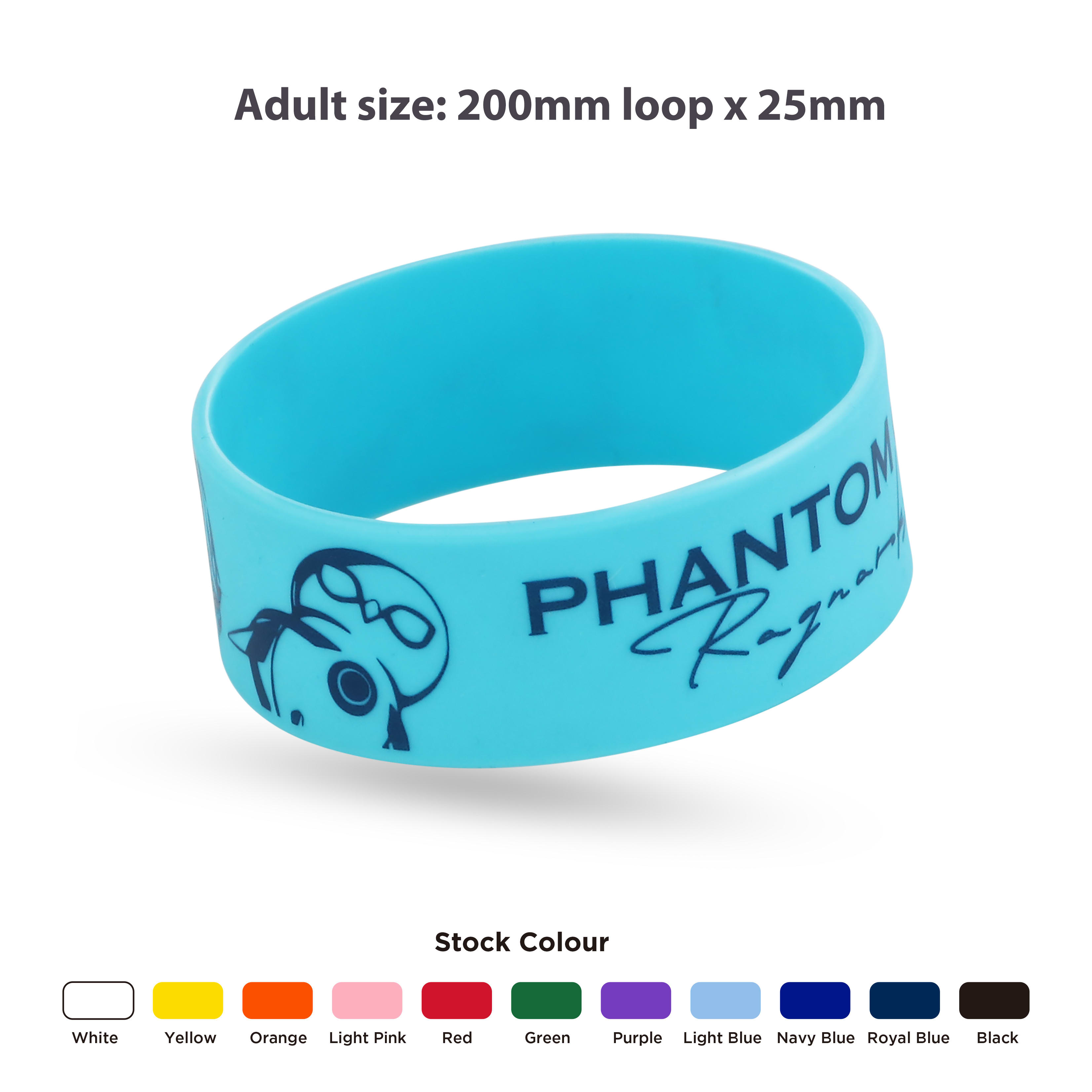 Printed Silicone Wristband