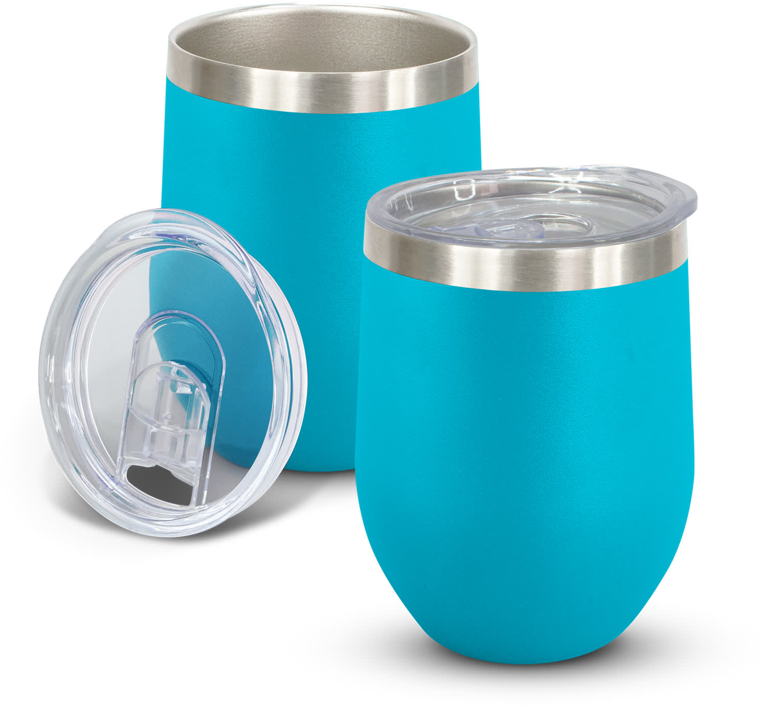 Light Blue Cordia Vacuum Cup - Powder Coated