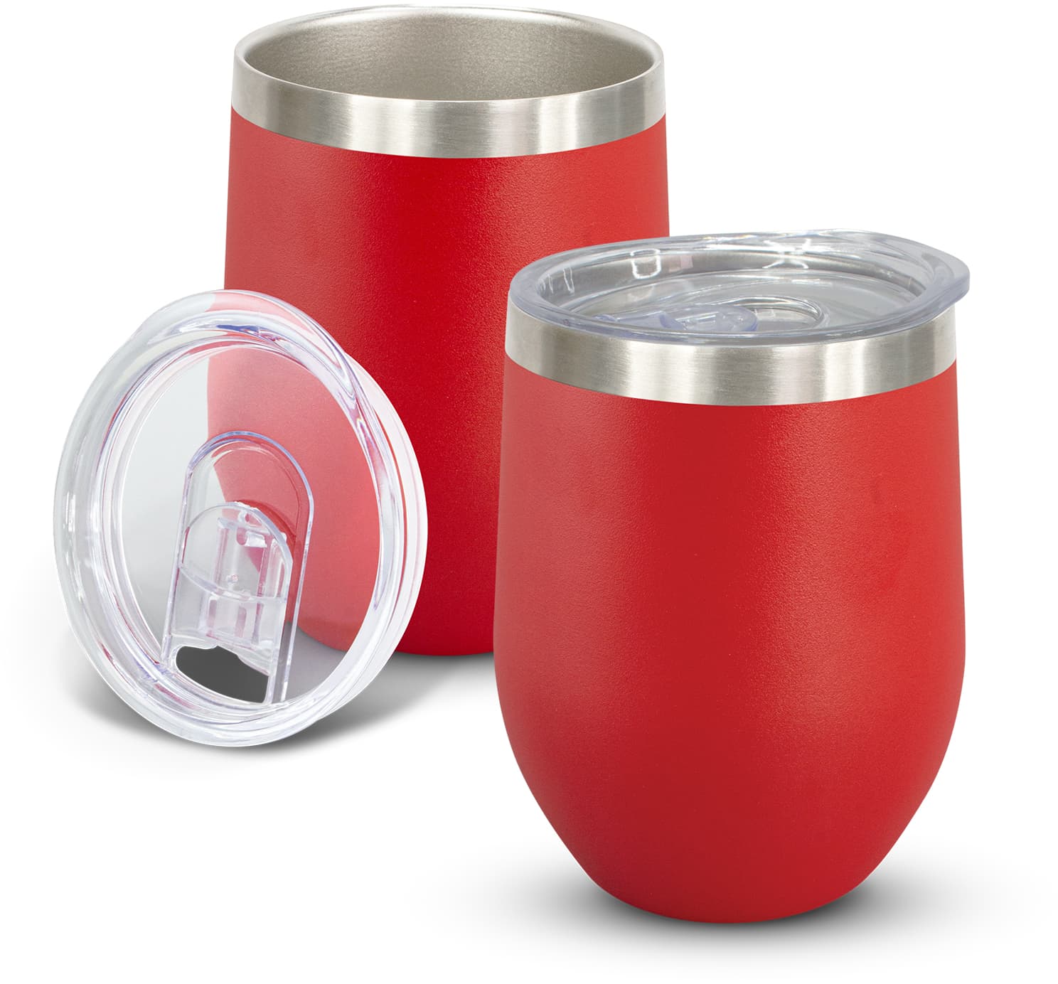 Red Cordia Vacuum Cup - Powder Coated