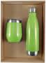 Light Green Water Bottle &amp; Coffee Cup Gift Set