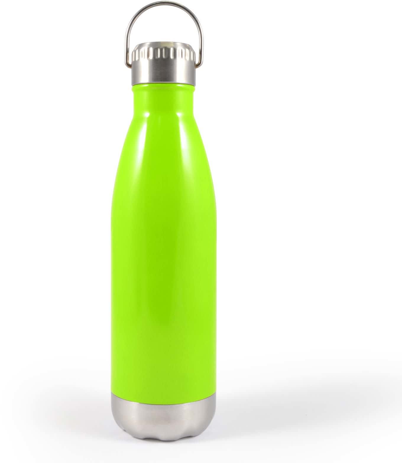 Light Green Soda Bottle with Hanger Lid