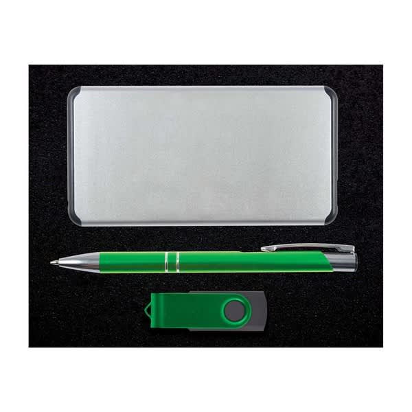 Superior Gift Set - Matrix Power Bank, Napier Pen and Swivel Flash Drive