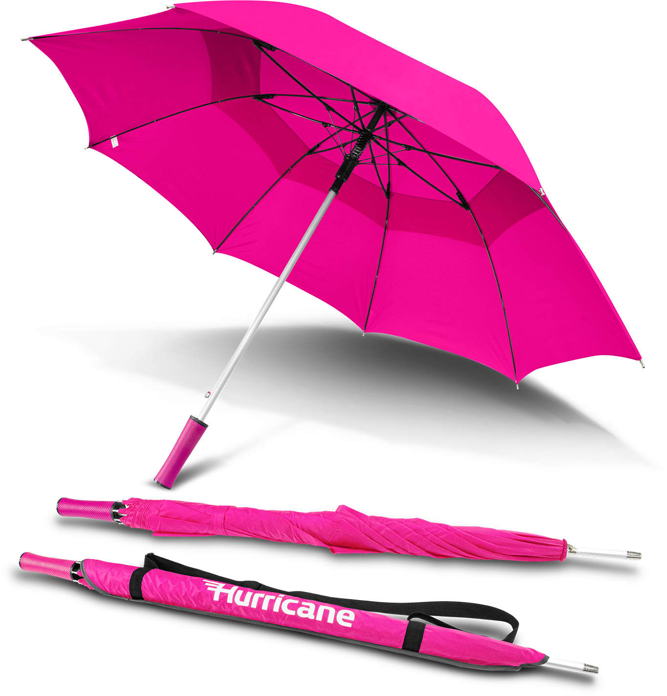 Fushia PEROS Hurricane Urban Umbrella