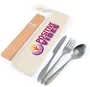 Banquet Cutlery Set &amp; Straws In Calico Pouch