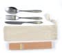 Banquet Cutlery Set &amp; Straws In Calico Pouch