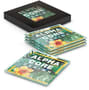 Full Colour Venice Glass Coaster Set of 4 Square - Full Colour