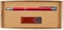 Red Bellman Pen &amp; USB Cardboard Gift Set