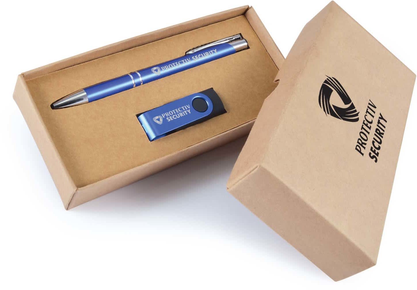 Bellman Pen &amp; USB Cardboard Gift Set