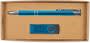 Light Blue Bellman Pen &amp; USB Cardboard Gift Set