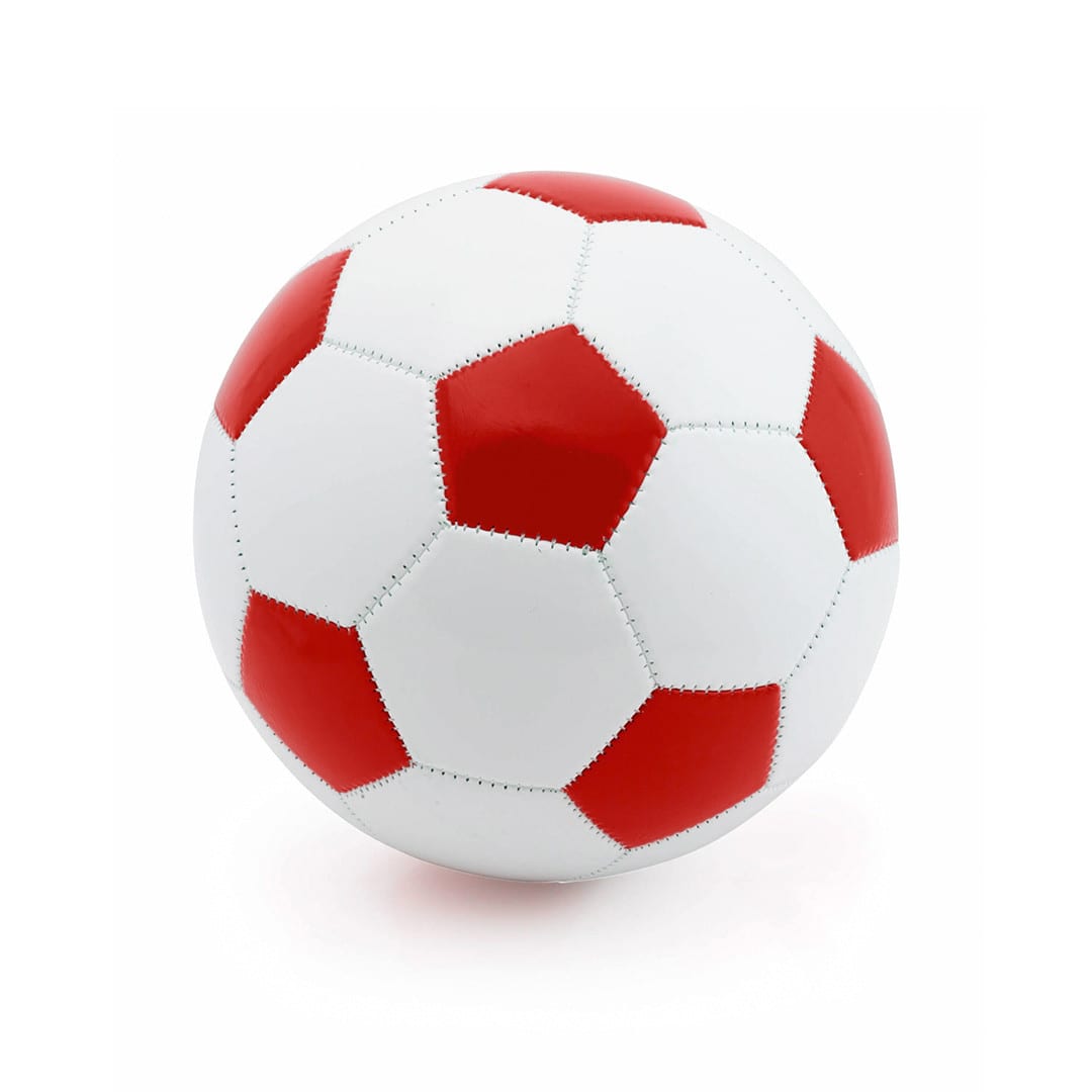 White/Red Classic Soccer Ball