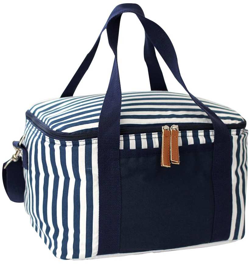 Striped Cotton Canvas Cooler