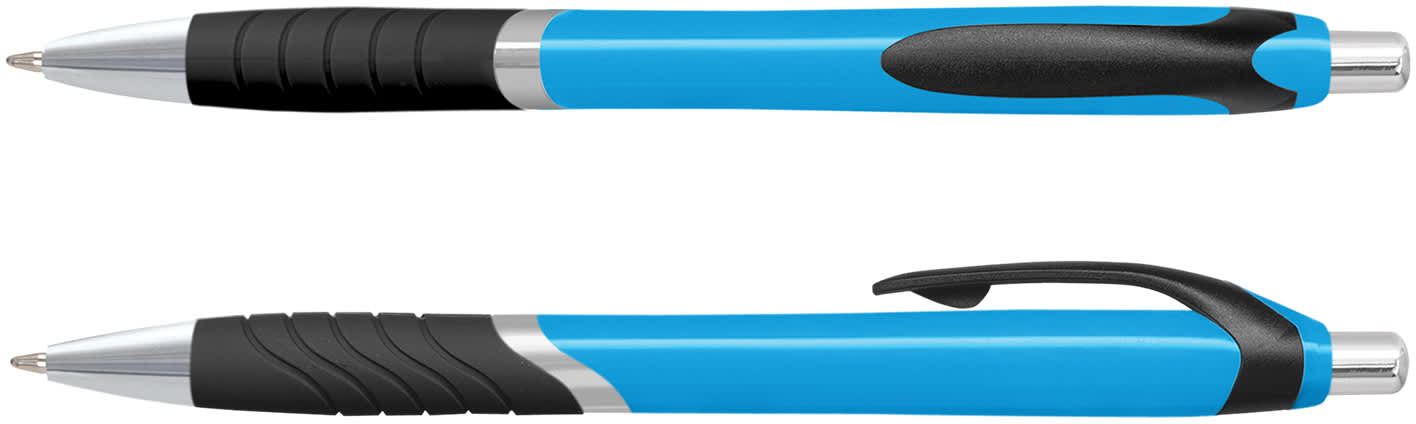 Light Blue Jet Pen -  Coloured Barrels