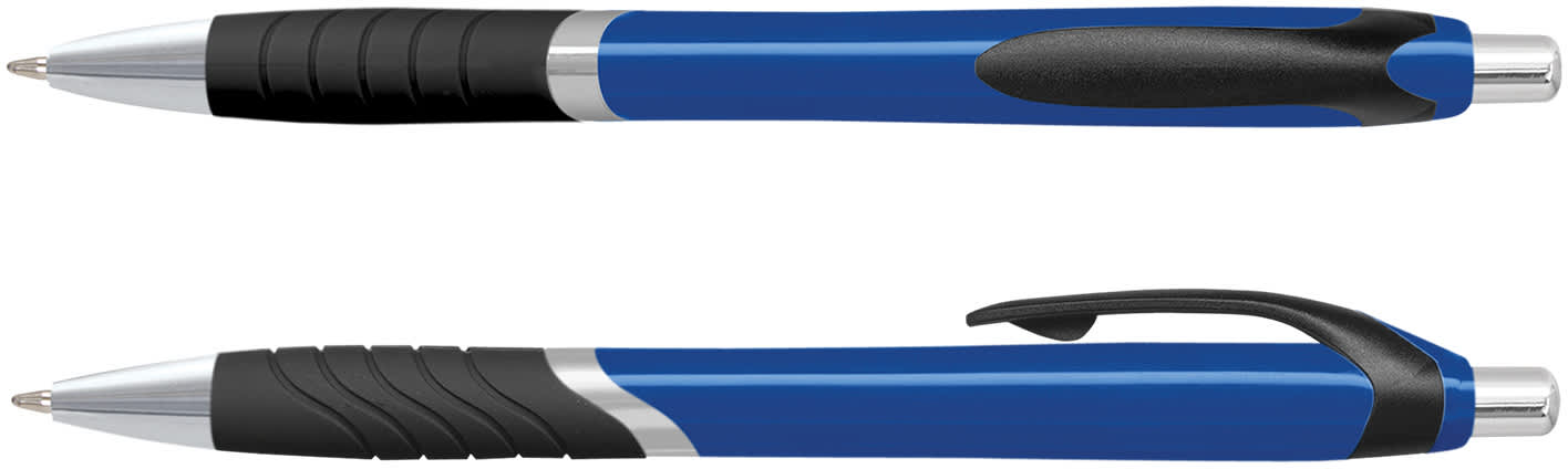 Dark Blue Jet Pen -  Coloured Barrels