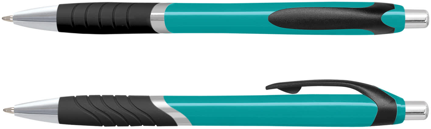 Teal Jet Pen -  Coloured Barrels