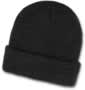 Black Galway Waffle Beanie