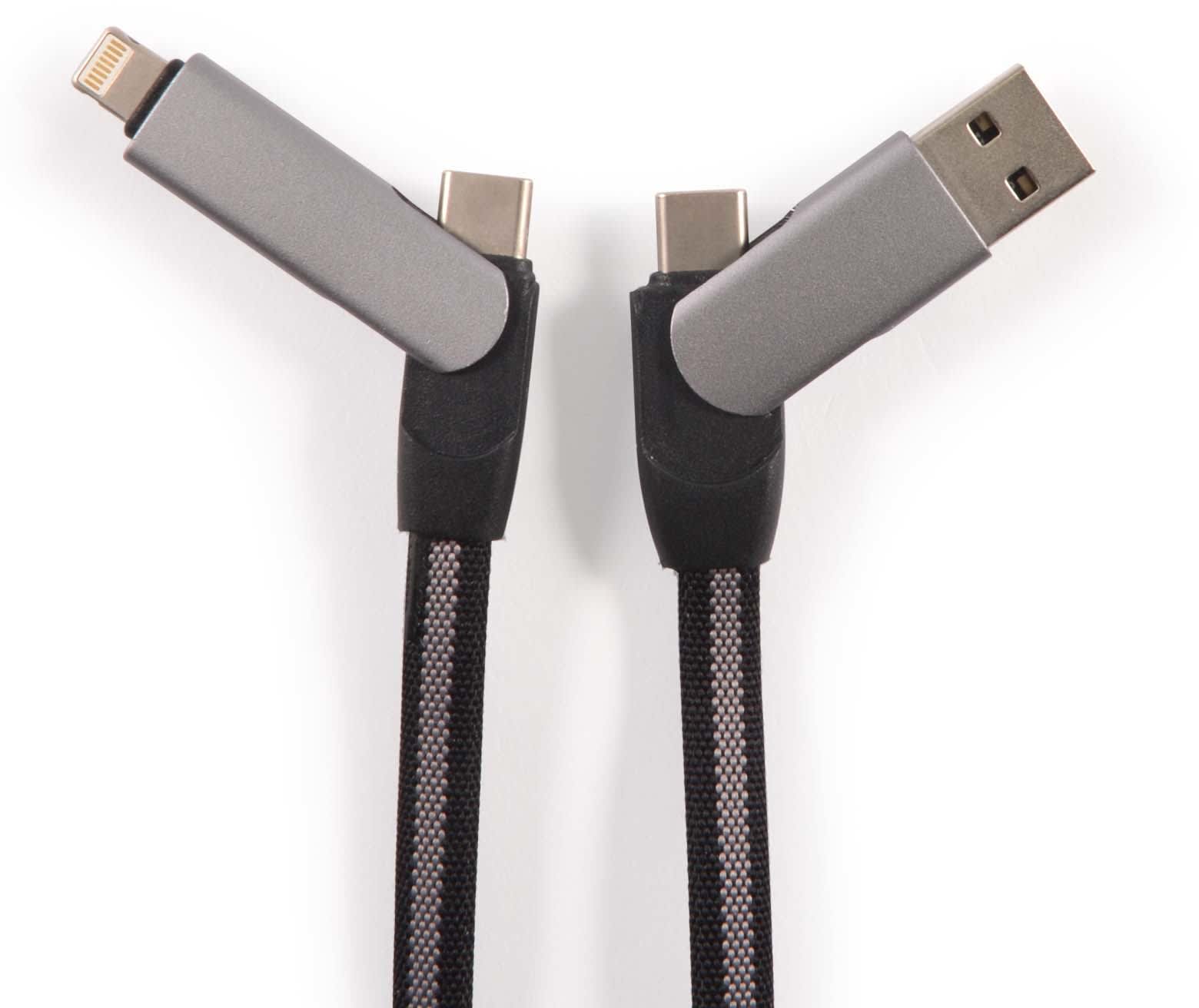 Grey/Black Volt Combo Cable