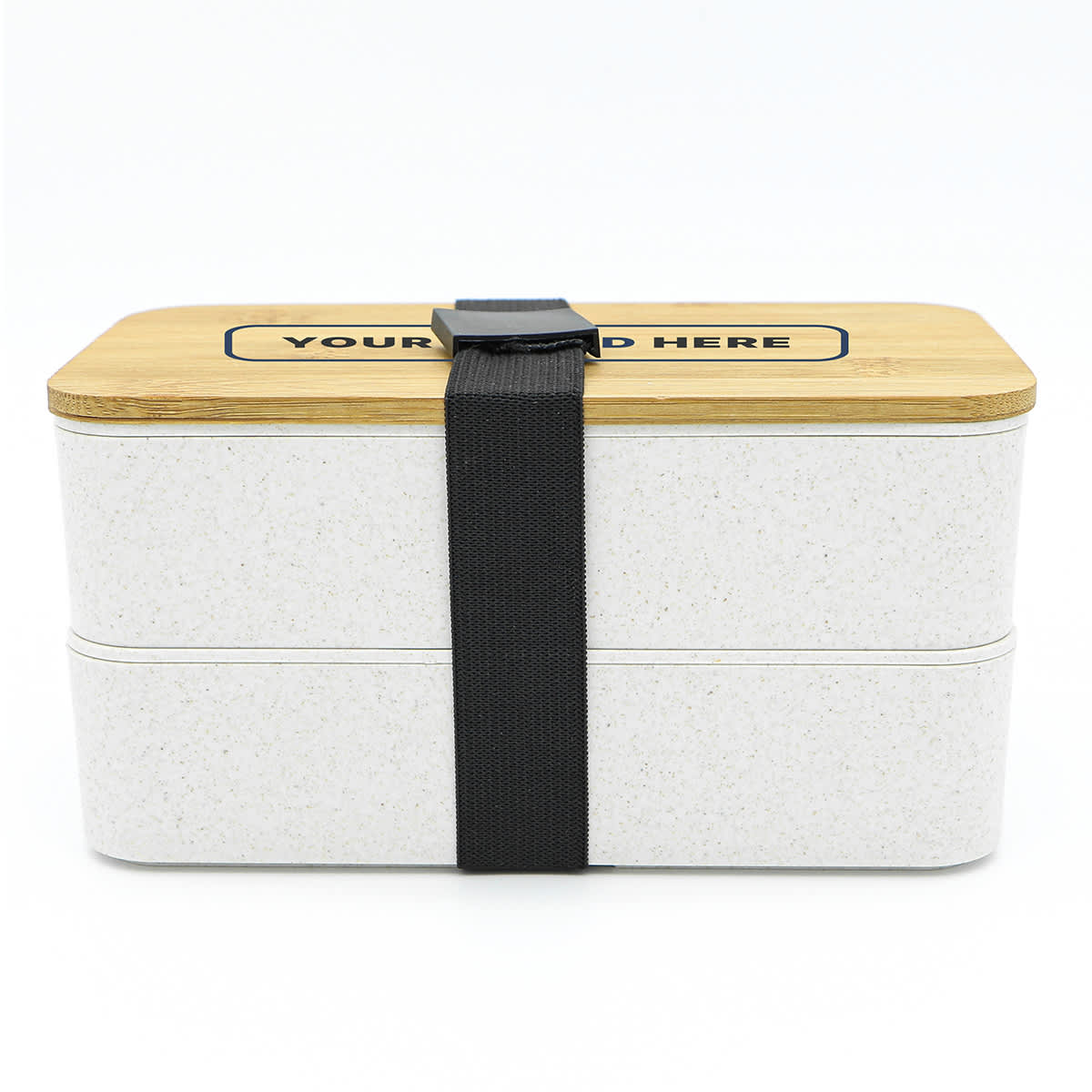 Natural White  Two Layer Lunch Box