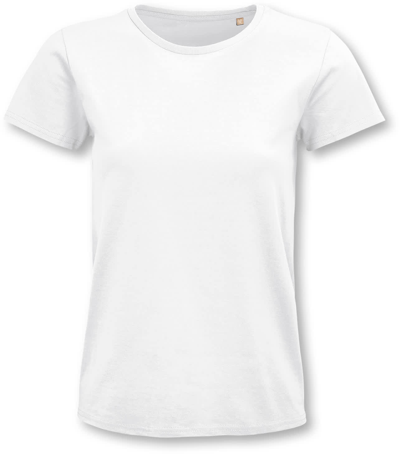 White SOLS Pioneer Womens Organic T-Shirt