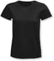 Deep Black SOLS Pioneer Womens Organic T-Shirt