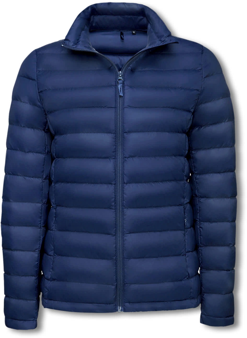 Navy SOLS Wilson Womens Puffer Jacket