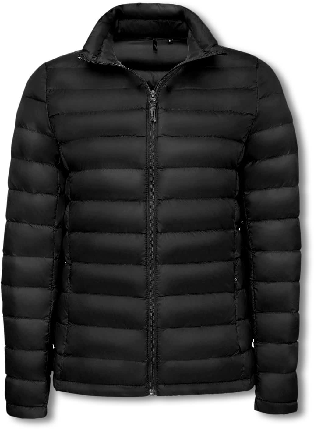 Black SOLS Wilson Womens Puffer Jacket