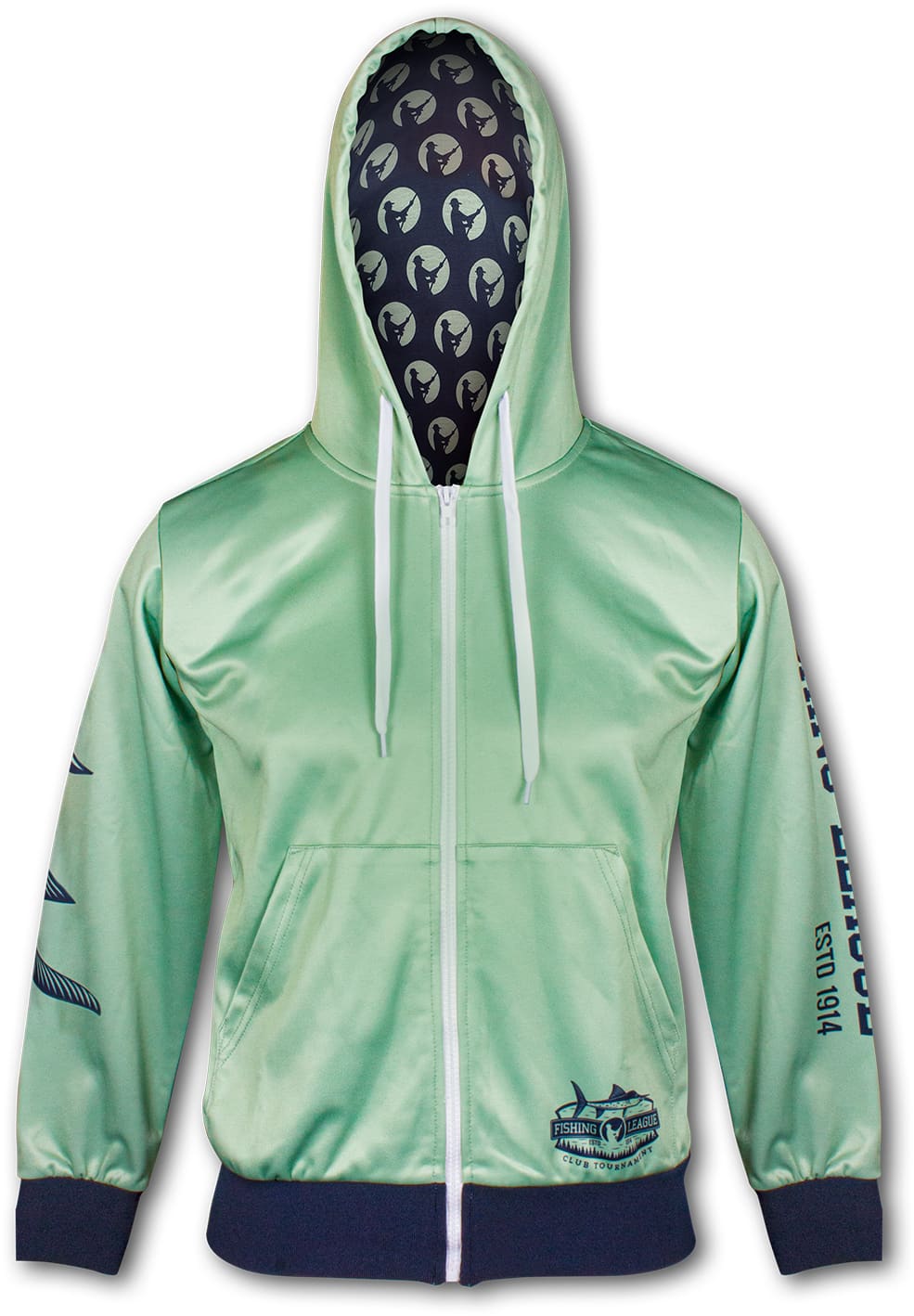 Custom Womens Sports Zipped Hoodie