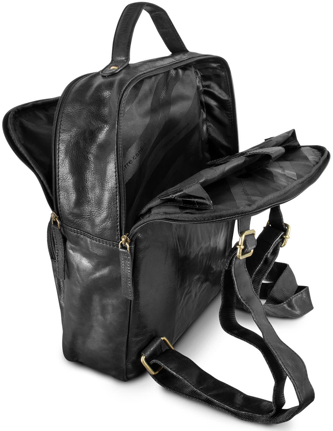 Pierre Cardin Leather Backpack