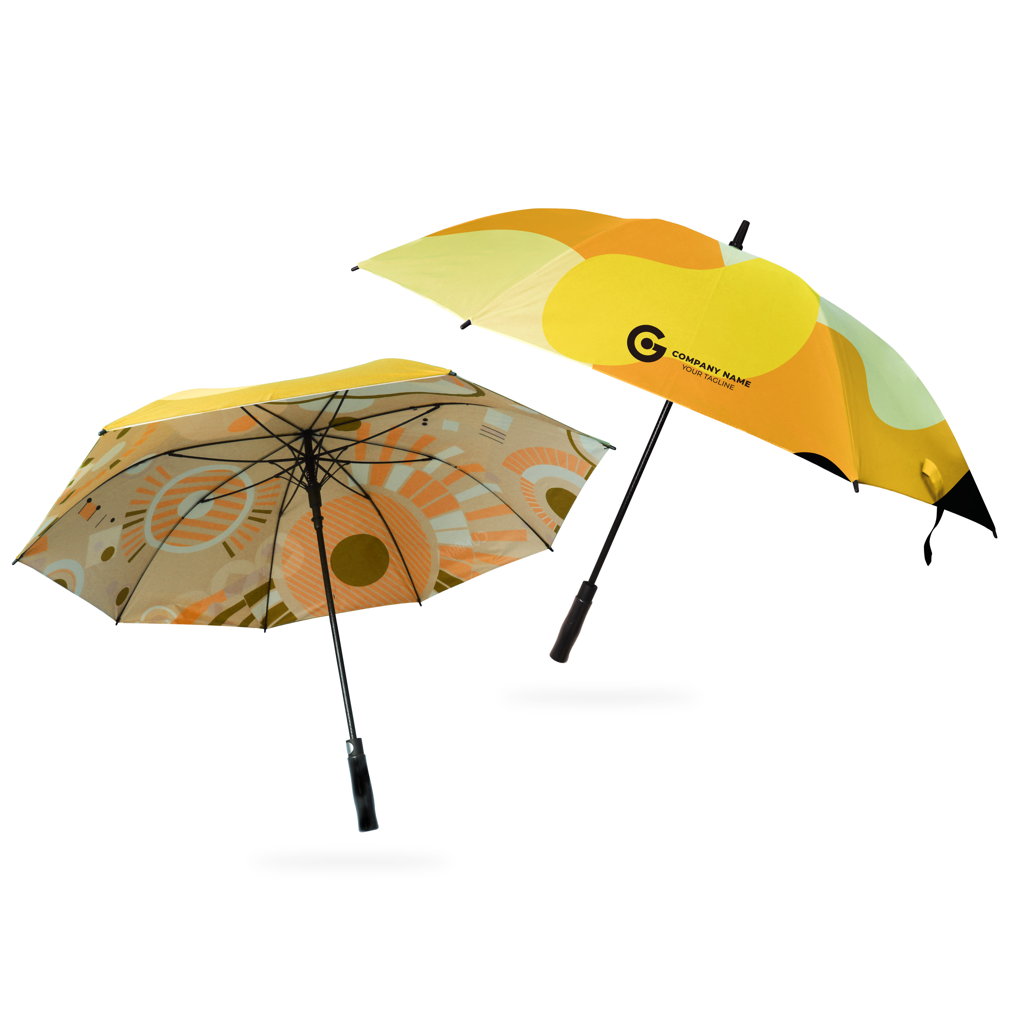 Full Colour Custom Printed Golf Umbrella